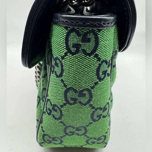 Gucci GG Canvas Small Marmont Matelassê Shoulder bag. - Picture 5 of 15